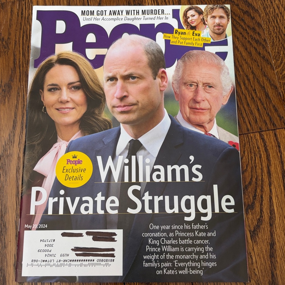 People Magazine - May 20 2024 - Princess Kate Prince William & King Charles